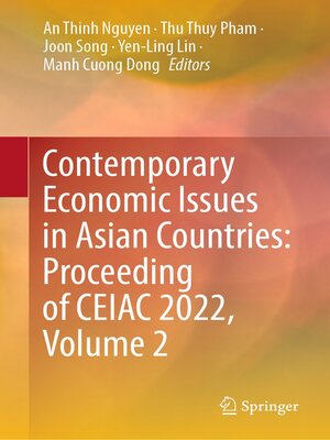 cover image of Contemporary Economic Issues in Asian Countries